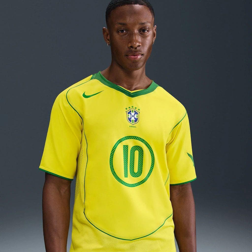 Camisa do Brasil 10, número no peito